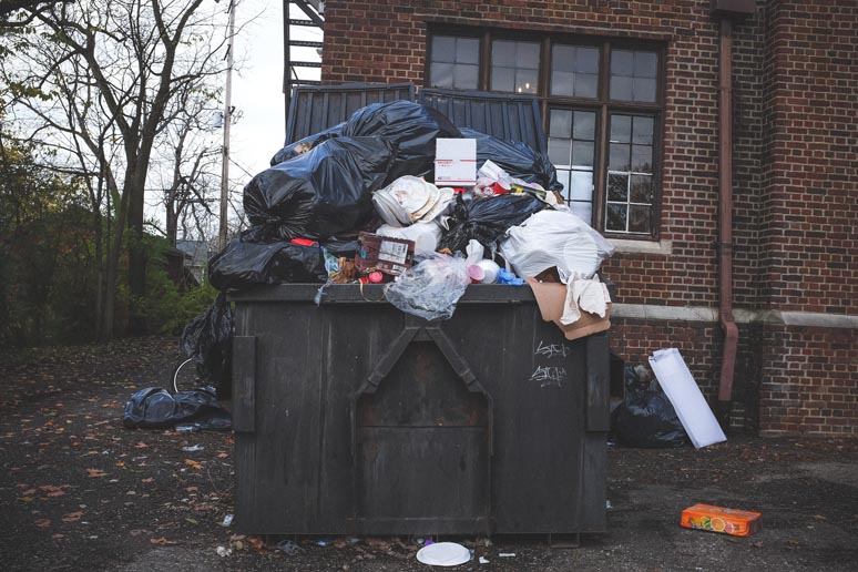 garbage bin